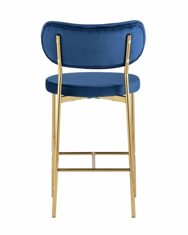 Cтул полубарный Stool Group Барбара gold Б Королевский синий