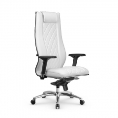 Кресло руководителя МЕТТА L 1m 50M/4D Infinity Easy Clean MPES Комплект 1 Белое