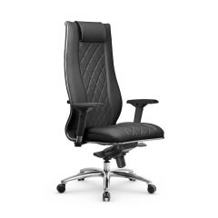 Кресло руководителя МЕТТА L 1m 50M/4D Infinity Easy Clean MPES Комплект 1 Черное