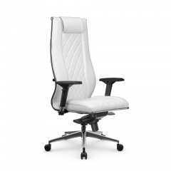 Кресло руководителя МЕТТА L 1m 50M/4D Infinity Easy Clean MPES Комплект 2 Белое
