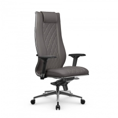 Кресло руководителя МЕТТА L 1m 50M/4D Infinity Easy Clean MPES Комплект 2 Серое