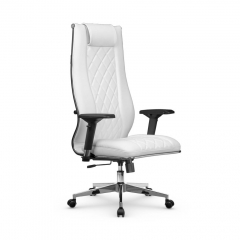 Кресло руководителя МЕТТА L 1m 50M/4D Infinity Easy Clean MPES Комплект 3 Белое