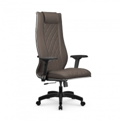 Кресло руководителя МЕТТА L 1m 50M/4D Infinity Easy Clean MPES Комплект 4 Светло-коричневое