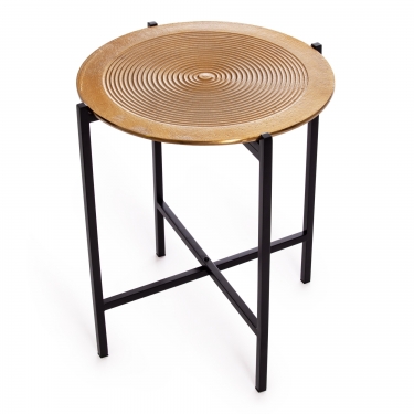 Столик кофейный Tetchair Secret De Maison BLOOM mod. 11873-B алюминиевый сплав, 464651 см, черный/античная медь