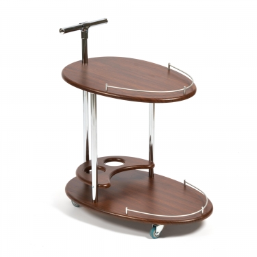 Стол сервировочный Tetchair FAIRPORT МДФ/металл, 704780,5 см, Орех