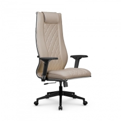 Кресло руководителя МЕТТА L 1m 50M/4D Infinity Easy Clean MPES Комплект 6 Темно-бежевое
