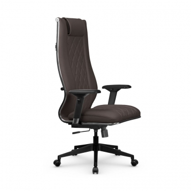 Кресло руководителя Метта МЕТТА L 1m 50M/4D Infinity Easy Clean MPES Комплект 6 Темно-коричневое