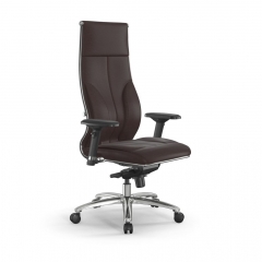 Кресло руководителя Мetta L 1m 46/4D Infinity Easy Clean MPES Комплект 1 Темно-коричневое