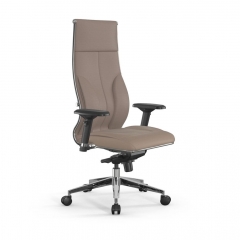 Кресло руководителя Мetta L 1m 46/4D Infinity Easy Clean MPES Комплект 2 Темно-бежевое