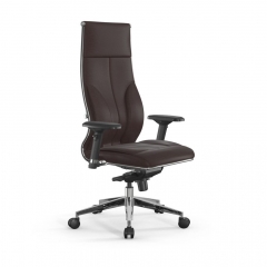 Кресло руководителя Мetta L 1m 46/4D Infinity Easy Clean MPES Комплект 2 Темно-коричневое