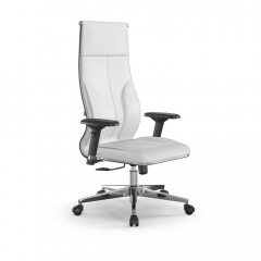 Кресло руководителя Мetta L 1m 46/4D Infinity Easy Clean MPES Комплект 3 Белое
