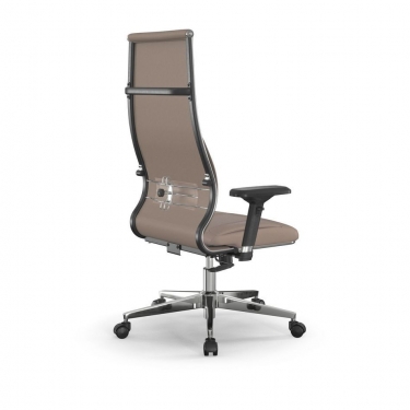 Кресло руководителя Метта Мetta L 1m 46/4D Infinity Easy Clean MPES Комплект 3 Темно-бежевое