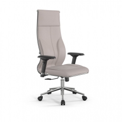Кресло руководителя Мetta L 1m 46/4D Infinity Easy Clean MPES Комплект 7 Светло-бежевое