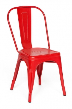 Стул LOFT CHAIR mod. 012 металл, 453585см, красный/red vintage