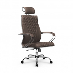Кресло руководителя Metta L 2c 44C/K116 Infinity Easy Clean MPES Комплект 5 Светло-коричневое
