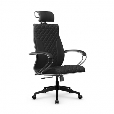 Кресло руководителя Метта Metta L 2c 44C/K116 Infinity Easy Clean MPES Комплект 6 Черное