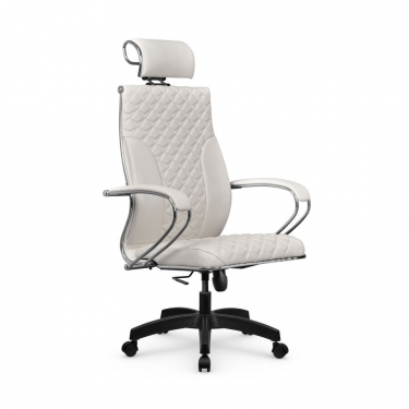 Кресло руководителя Метта Metta L 2c 44C/K116 Infinity Easy Clean MPES Комплект 8 Белое