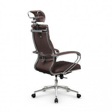 Кресло руководителя Метта Metta L 2c 44C/K116 Infinity Easy Clean MPES Комплект 9 Темно-коричневое