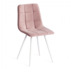 Стул Tetchair SILVIA mod. 0139124 металл/вельвет, 46,5х59х82,5 см, голубой S108 SILVER BLUE 74/черный/черный