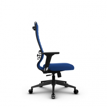 Кресло офисное Метта МЕТТА B 2b 19/2D, Основание 17832 Комплект 4 Синее