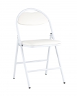 Стул складной Stool Group Hagen white экокожа Белый