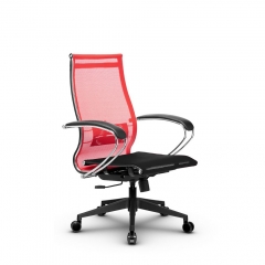 Кресло офисное МЕТТА B 2m 9/K131, Основание 17832 Комплект 4 Красное Черное