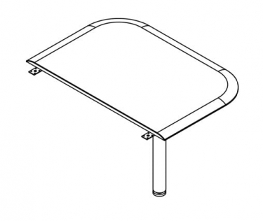 Приставка для письменного стола Skyland WKD 906 Дуб сонома