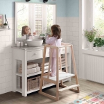 Стул-подставка Micuna MONT-1876 Waterwood/White