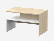 Стол Премиум журнальный СЖ-3 Дуб сонома/Белый