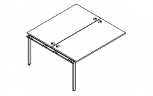 Приставка к рабочей станции Skyland XTEN GLOSS XIGWST 1414 Бук Тиара