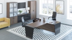 Комплект мебели для кабинета руководителя ASTI 03 Дуб Черный