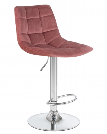 Стул барный DOBRIN DOBRIN TAILOR Пудрово-розовый велюр MJ9-32