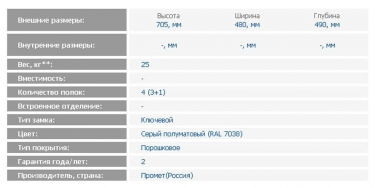 Тумба мобильная ЗМК Промет BFC-70/4