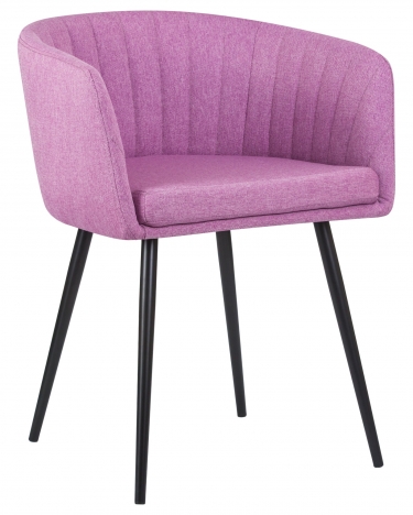 Стул обеденный DOBRIN DOBRIN ALINA Сиреневая ткань LAR-106D-16