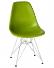 Стул обеденный DOBRIN DOBRIN DSR ножки хром Салатовый G-08