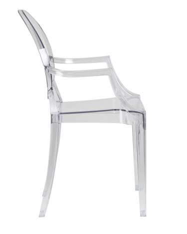 Стул обеденный DOBRIN DOBRIN LOUIS GHOST Прозрачный