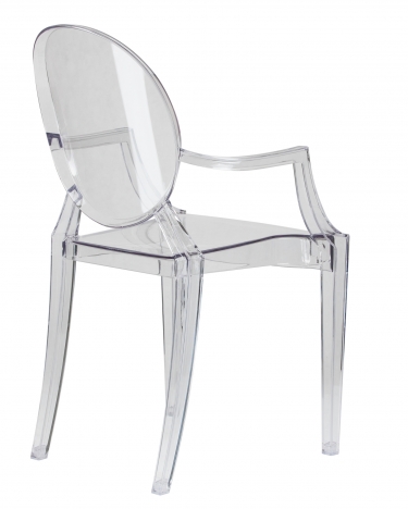 Стул обеденный DOBRIN DOBRIN LOUIS GHOST Прозрачный