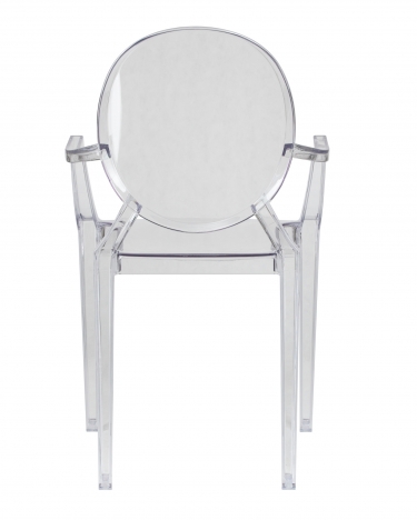 Стул обеденный DOBRIN DOBRIN LOUIS GHOST Прозрачный