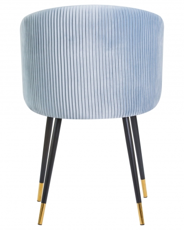 Стул обеденный DOBRIN DOBRIN MARY Серо-голубой велюр 1922-6