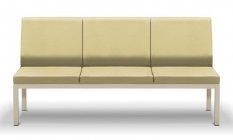 Диван трехместный без подлокотников Unital Норман 3А Кремовый