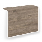 Накладка с подсветкой прямая высокая для О.R-F.MP.V-138 Рива ONIX О.R-NP.V-138.1.S Тиквуд Темный