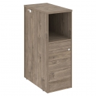 Тумба 5 ящиков TIP-ON завершающая, правая Рива ONIX O.R-TV-5TIPR Тиквуд Темный