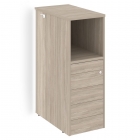 Тумба с подсветкой 5 ящиков TIP-ON, проходная средняя Рива ONIX O.R-TV-5TIP.S Дуб Аттик