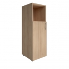 Шкаф книжный средний полуоткрытый без топа Рива YALTA LT-SU 2.1L Снежная Патина