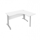 Стол криволинейный правый Рива Riva ПЛ.СА-3 Пр Белый