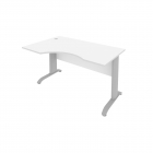 Стол криволинейный левый Рива Riva ПЛ.СА-2 Л Белый