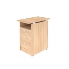 Тумба приставная с замком Рива STYLE Л.ТП-4.2 Акация Лорка