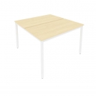 Рабочая станция на металлокаркасе Рива SLIM SYSTEM С.СП-4.2 Клен-Белый