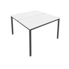 Рабочая станция на металлокаркасе Рива SLIM SYSTEM С.СП-4.2 Белый-Антрацит