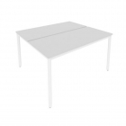 Рабочая станция на металлокаркасе Рива SLIM SYSTEM С.СП-5.2 Серый-Белый